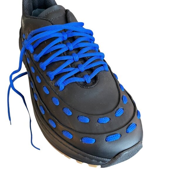 Bottega Veneta Mens Leather Black/Blue Speedster Sneakers 578305, 40.5, 42 - Picture 3 of 14